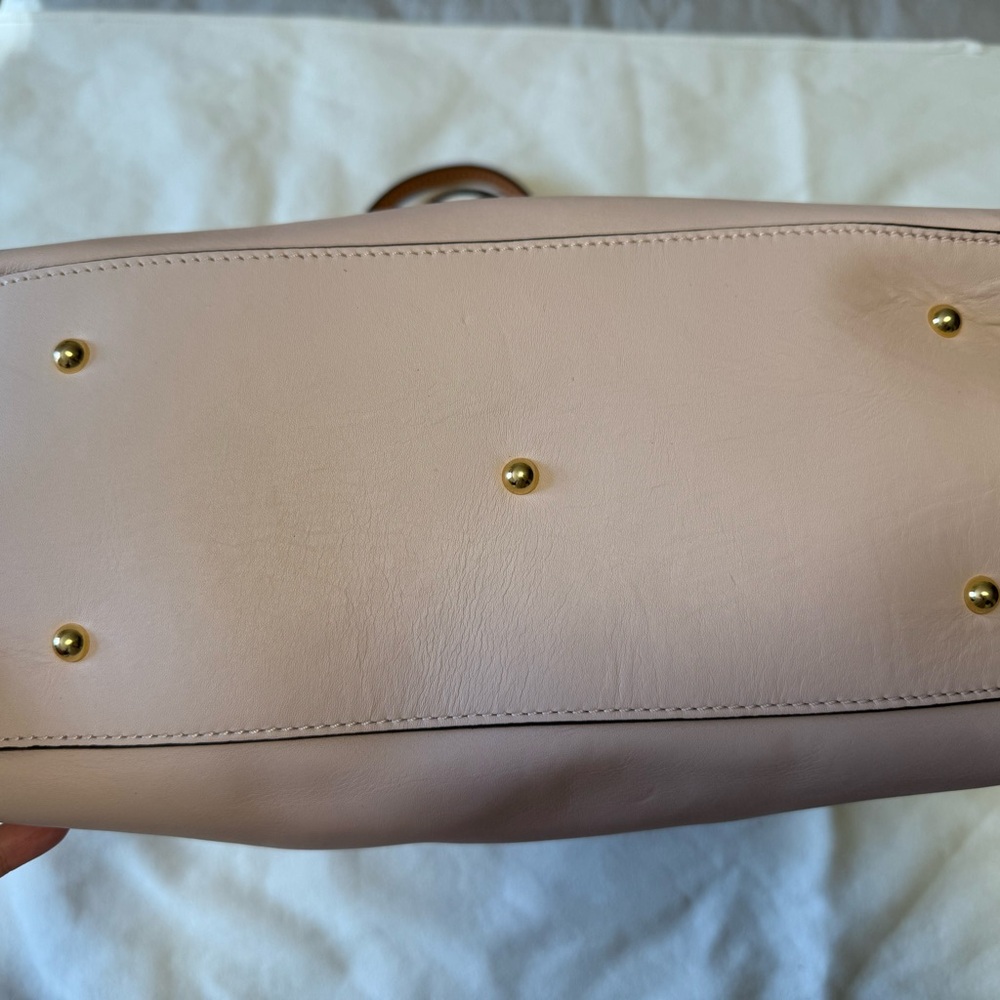 Dooney & Bourke Flynn Leather Tote Bag in Blush color - Picture 3 of 11